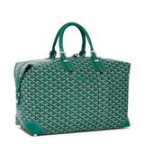 Front view of Goyard Bowling 45 Green Bag BOWLIN045TY09CL09P