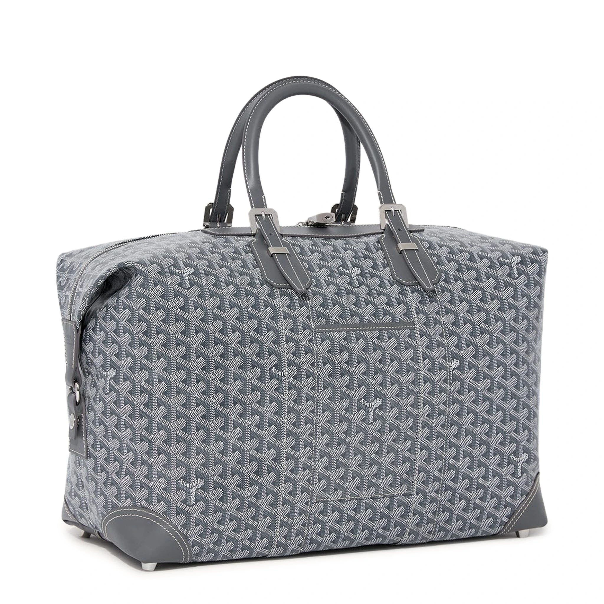 Front view of Goyard Bowling 45 Grey Bag BOWLIN045TY51CL51P