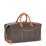 Front Side view of Goyard Bowling 55 Black Tan Bag BOWLIN055TY01CL03P