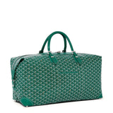 Front side view of Goyard Bowling 55 Green Bag CISALPMMLTY09CL09P