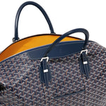 Open Zip view of Goyard Bowling 55 Navy Blue Bag BOWLIN055TY12CL12P