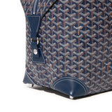 Side view of Goyard Bowling 55 Navy Blue Bag BOWLIN055TY12CL12P