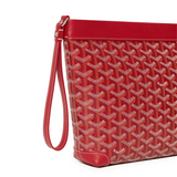 Side view of Goyard Conti Red Pouch CONTIPPMLTY02CL02P