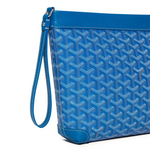 Side view of Goyard Conti Sky Blue Pouch CONTIPPMLTY10CL10P