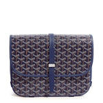 Goyard Goyardine Belvedere II Navy Blue MM Messenger Bag