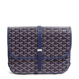Goyard Goyardine Belvedere II Navy Blue MM Messenger Bag