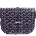 Image of Goyard Goyardine Belvedere II Navy PM Messenger Bag