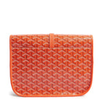 Back view Goyard Goyardine Belvedere II Orange MM Messenger Bag