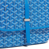 Detail view of Goyard Goyardine Belvedere II Sky Blue MM Messenger Bag BELVE3MMLTY10CG10P