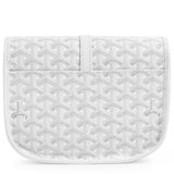 Back view of Goyard Goyardine Belvedere II White PM Messenger Bag BELVE3PMLTY50CG50P