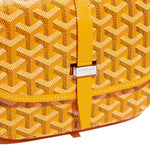 Detail view of Goyard Goyardine Belvedere II Yellow PM Messenger Bag BELVE3PMLTY08CG08P