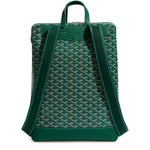 Back view of Goyard Green Cisalpin Backpack CISALPMMLTY09CL09P