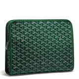 Back view of Goyard Jouvence GM Green Washbag JOUVENGMLTY09CL09P