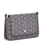 Front view of Goyard Plumet Pocket Grey Wallet PLUMETPMLTY51CL51P