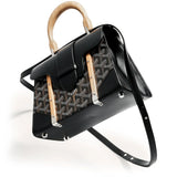 View of Goyard Saigon Structure Mini Bag Black SAIGOBMINTY01CL01P