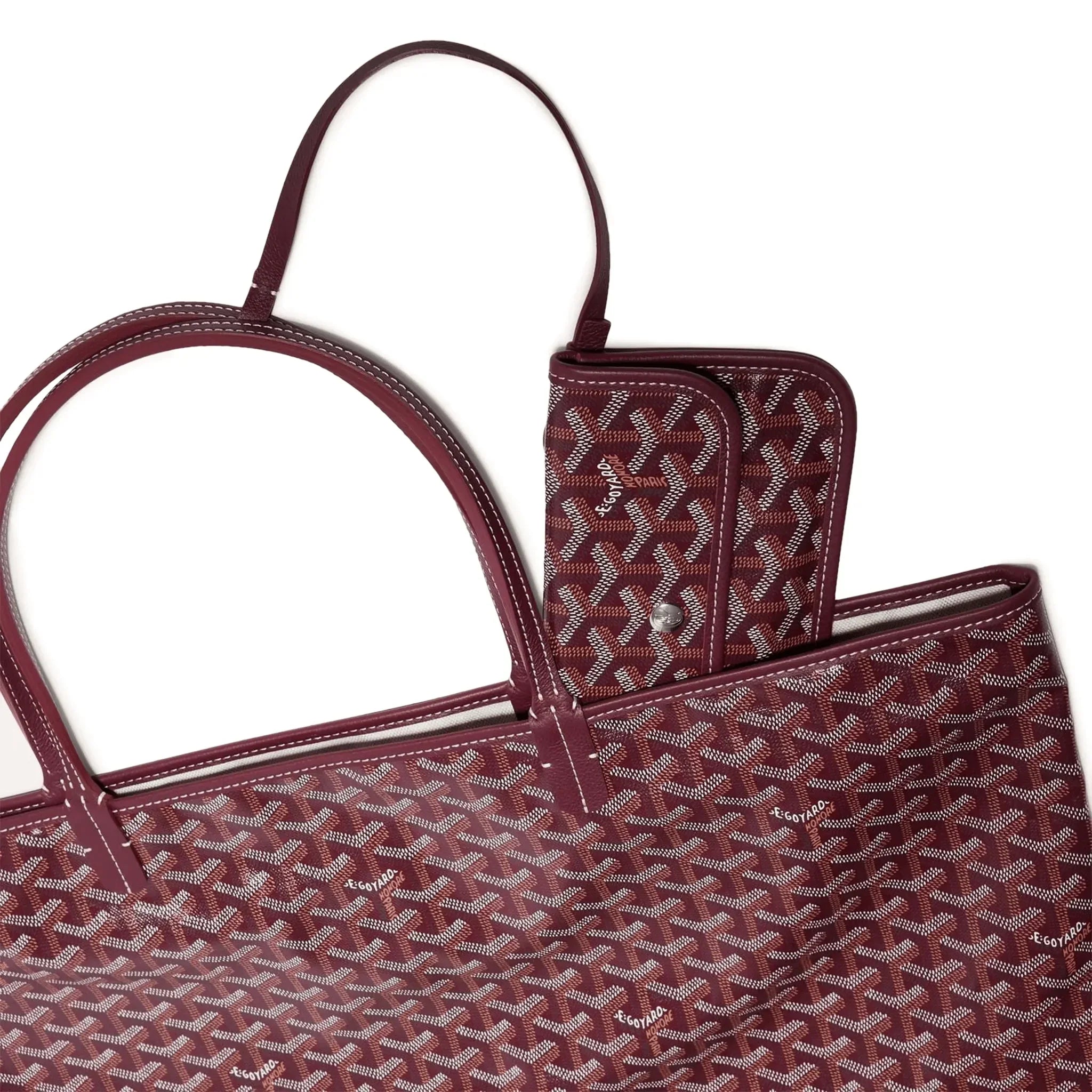 Goyard Saint Louis GM Tote Bag Burgundy - Morely TrendsGoyard Type here:)