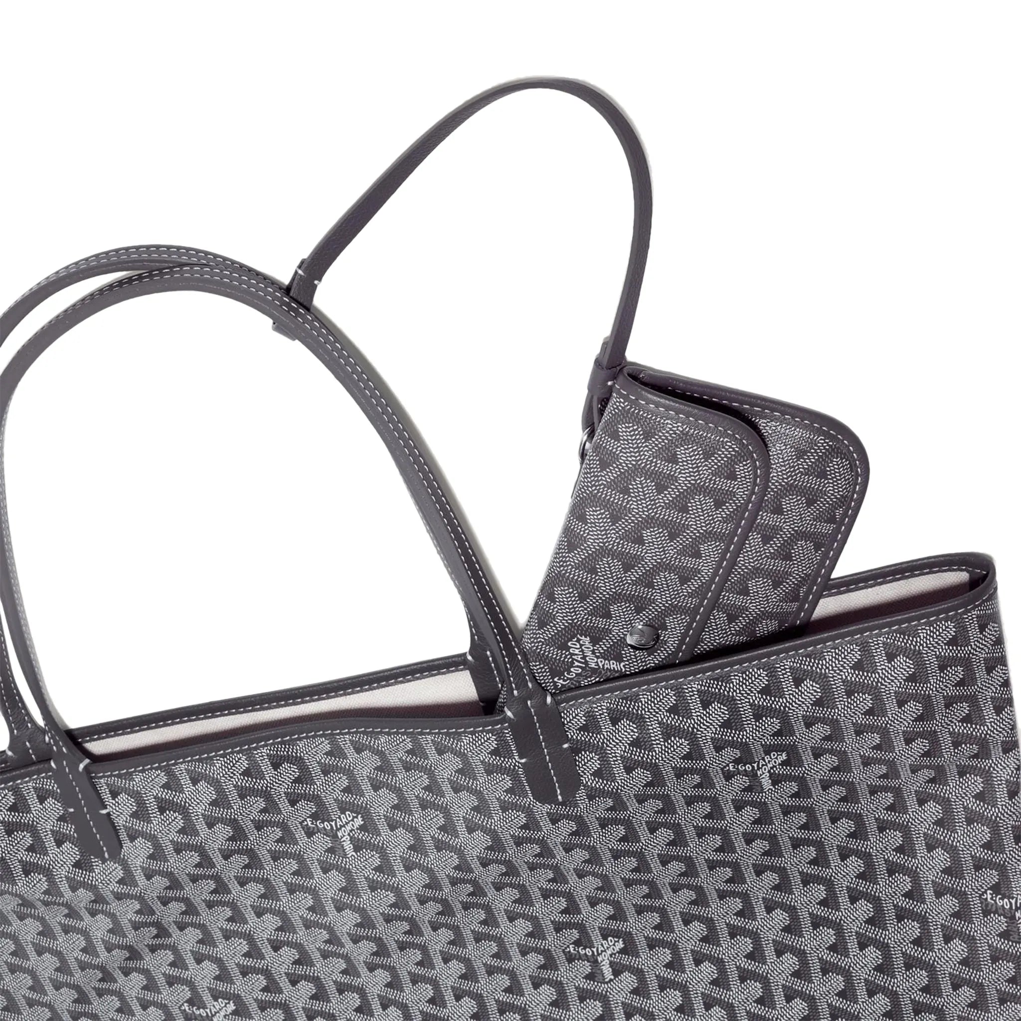 Goyard Saint Louis GM Tote Bag Grey - Morely TrendsGoyard Type here:)