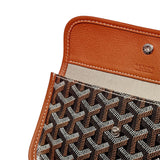 Detail view of Goyard Saint Louis PM Tote Bag Black Tan STLOUIPMLTY01CL03P