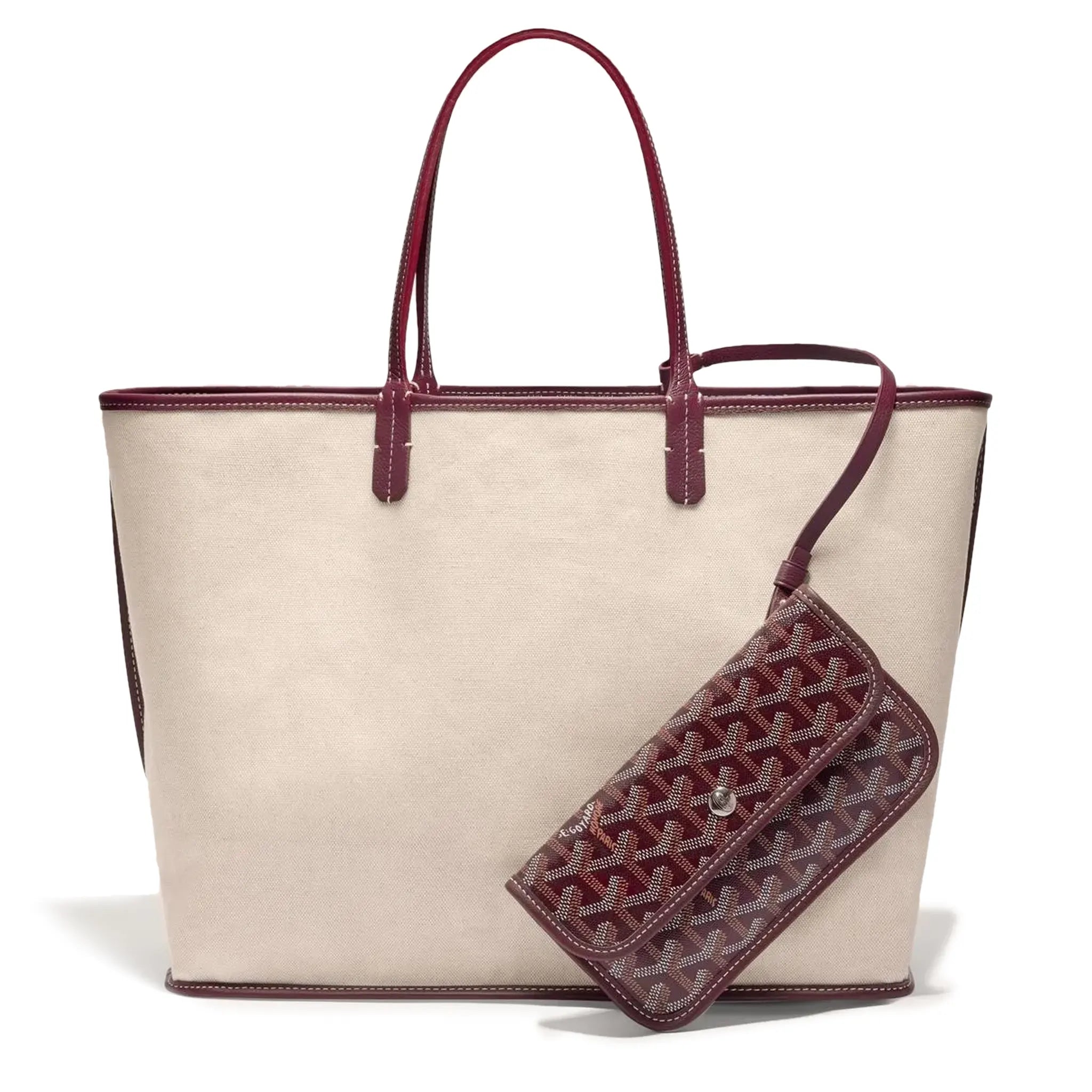 Goyard Saint Louis PM Tote Bag Burgundy - Morely TrendsGoyard Type here:)