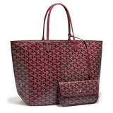 Goyard Saint Louis PM Tote Bag Burgundy - Morely TrendsGoyard Type here:)