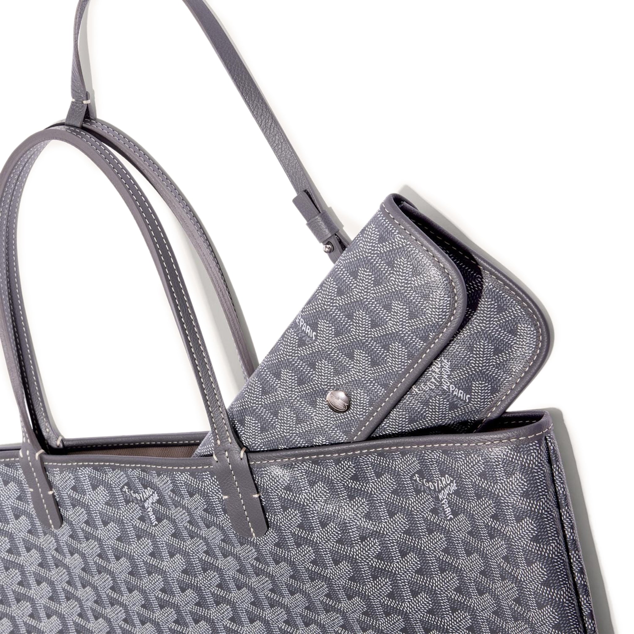 Goyard Saint Louis PM Tote Bag Grey - Morely TrendsGoyard Type here:)
