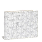 Front view of Goyard Victoire White Wallet VICTO8PMLTY50CL50X