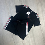 Moschino Women’s Taped Black T-shirt & Short Set - Morely TrendsMoschino Type here:)