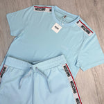 Moschino Men’s Baby Blue T-shirt & Short Set - Morely TrendsMoschino Type here:)
