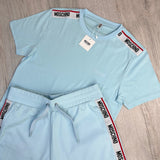Moschino Men’s Baby Blue T-shirt & Short Set - Morely TrendsMoschino Type here:)