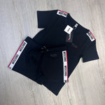 Moschino Women’s Taped Black T-shirt & Short Set - Morely TrendsMoschino Type here:)