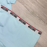 Moschino Men’s Baby Blue T-shirt & Short Set - Morely TrendsMoschino Type here:)