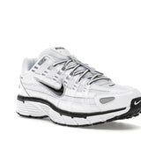 Nike P-6000 White Metallic Silver Black