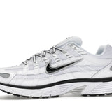 Nike P-6000 White Metallic Silver Black