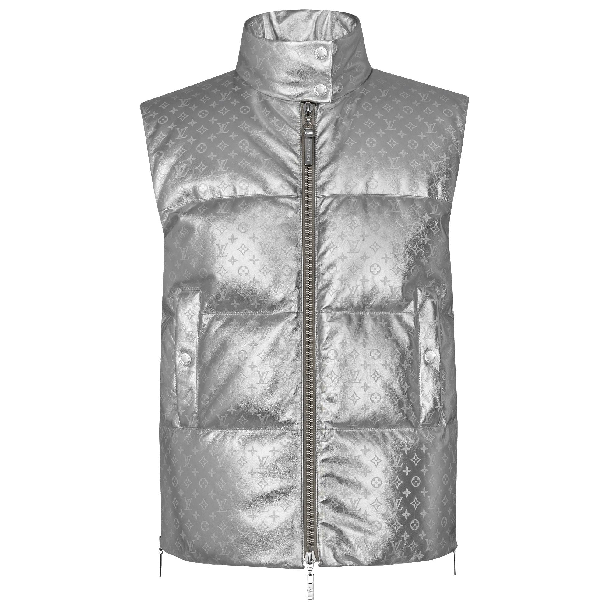 Louis Vuitton Silver Embossed Monogram Woman's Vest - Morely TrendsLouis Vuitton Type here:)
