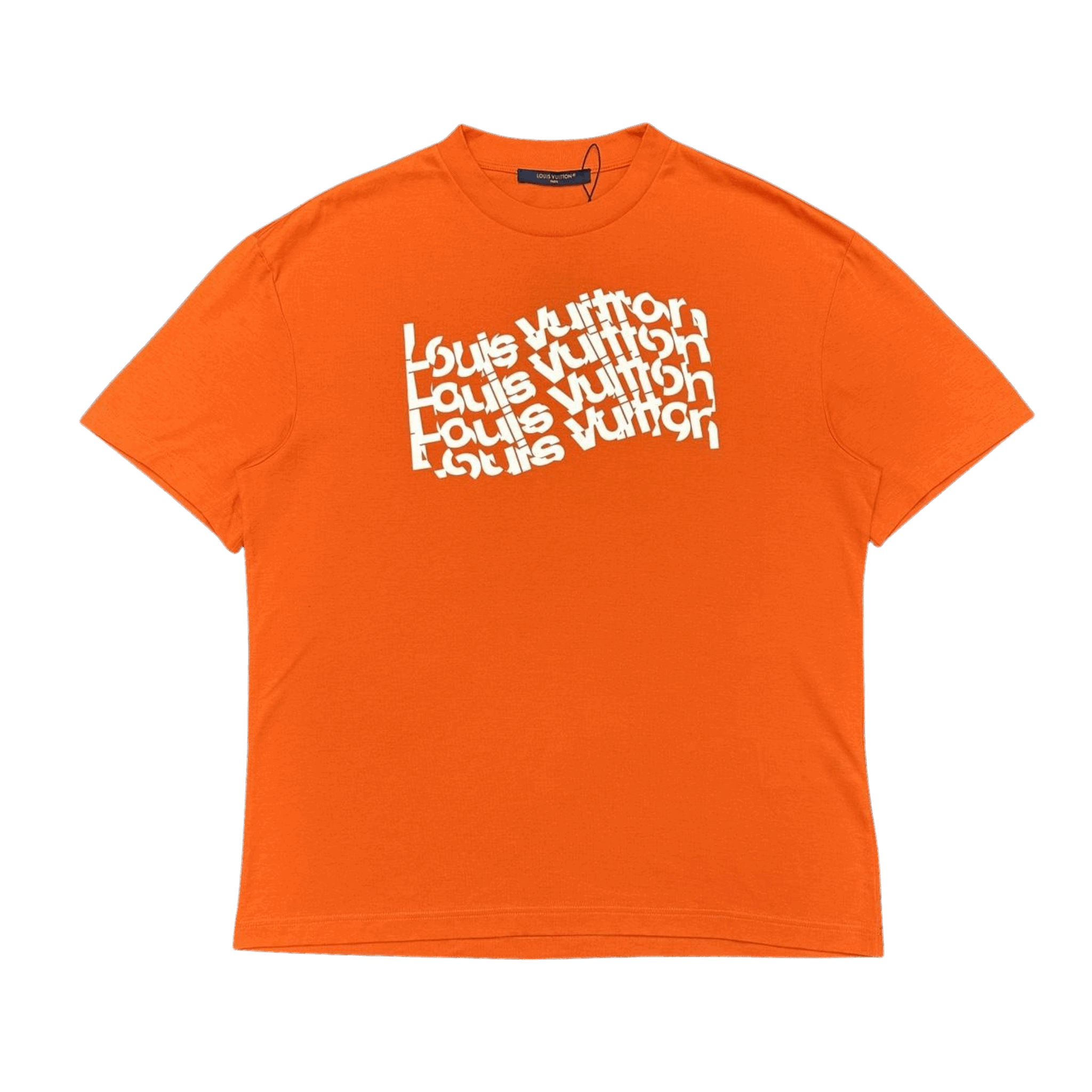 Louis Vuitton LV Logo T-Shirt Orange