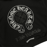 Chrome Hearts Las Vegas Anniversary Exclusive Horseshoe Logo Hoodie Black