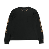 Chrome Hearts Fuck You Neck Logo Long Sleeve T-Shirt Black