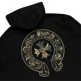 Chrome Hearts Camo Horsehoe Logo Hoodie Black