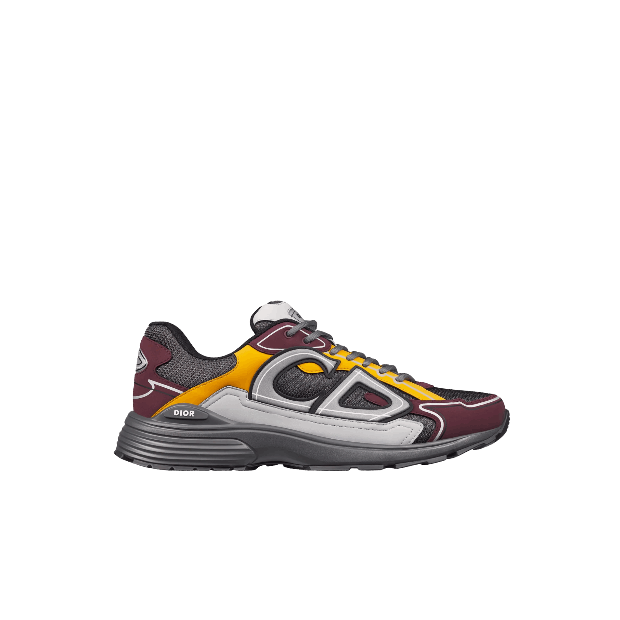 Dior B30 Countdown Sneaker Burgundy/Yellow