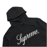 Supreme Embroidered Script Logo Hoodie Black - Morely TrendsSupreme Type here:)