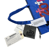 Chrome Hearts DSM Dover Street Market 20th Anniversary Multicolour Leather Cross Patch Tote Bag Blue