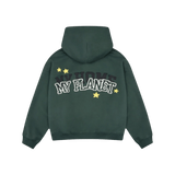 Broken Planet My Planet Zip Up Hoodie Green