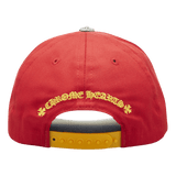 Chrome Hearts CH Silver Button Hat Red/Yellow