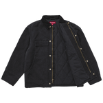 Supreme Old English Canvas Work Jacket Black