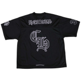 Chrome Hearts Mesh Stadium Football Jersey Black