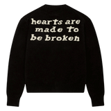 Broken Planet Hearts Are Made To Be Broken Knit Sweater Midnight Black