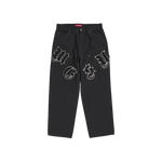 Supreme Old English Canvas Double Knee Painter Pant Black