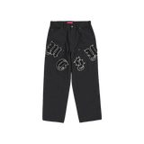 Supreme Old English Canvas Double Knee Painter Pant Black