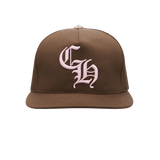 Chrome Hearts CH Baseball Hat Brown/Pink