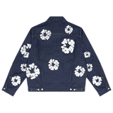 Denim Tears Type II All Over Wreath Jacket Indigo Denim - Morely TrendsDenim Tears Type here:)